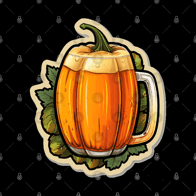 Pumpkin Beer by ArtfulDesign